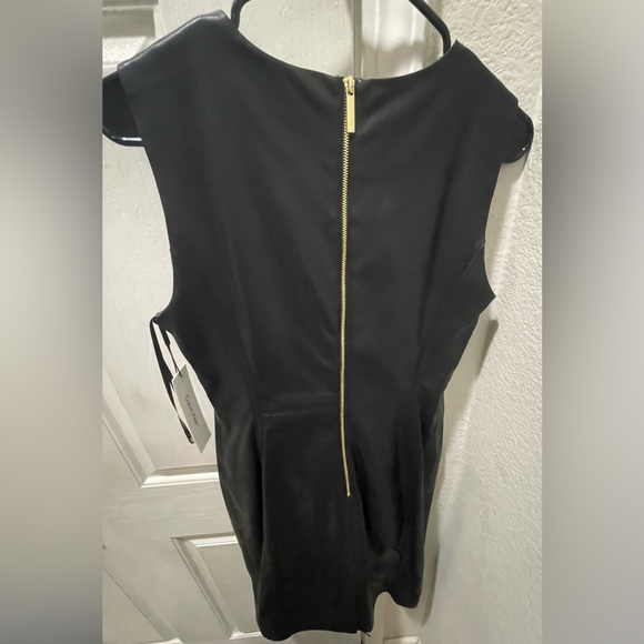 Women’s Calvin Klein faux leather dress size 10 - Picture 2 of 3